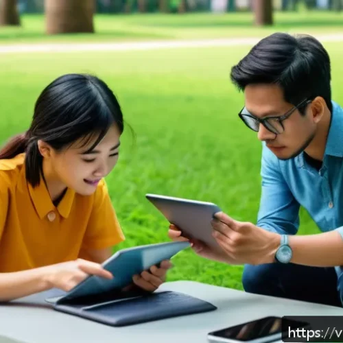 시민과학 프로젝트에서의 정보 보안 문제 - A diverse group of Vietnamese citizen scientists, including adults and children wearing casual cloth...